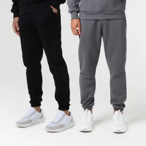 2-Pack Relaxed Fit Jogger | Black Graphite