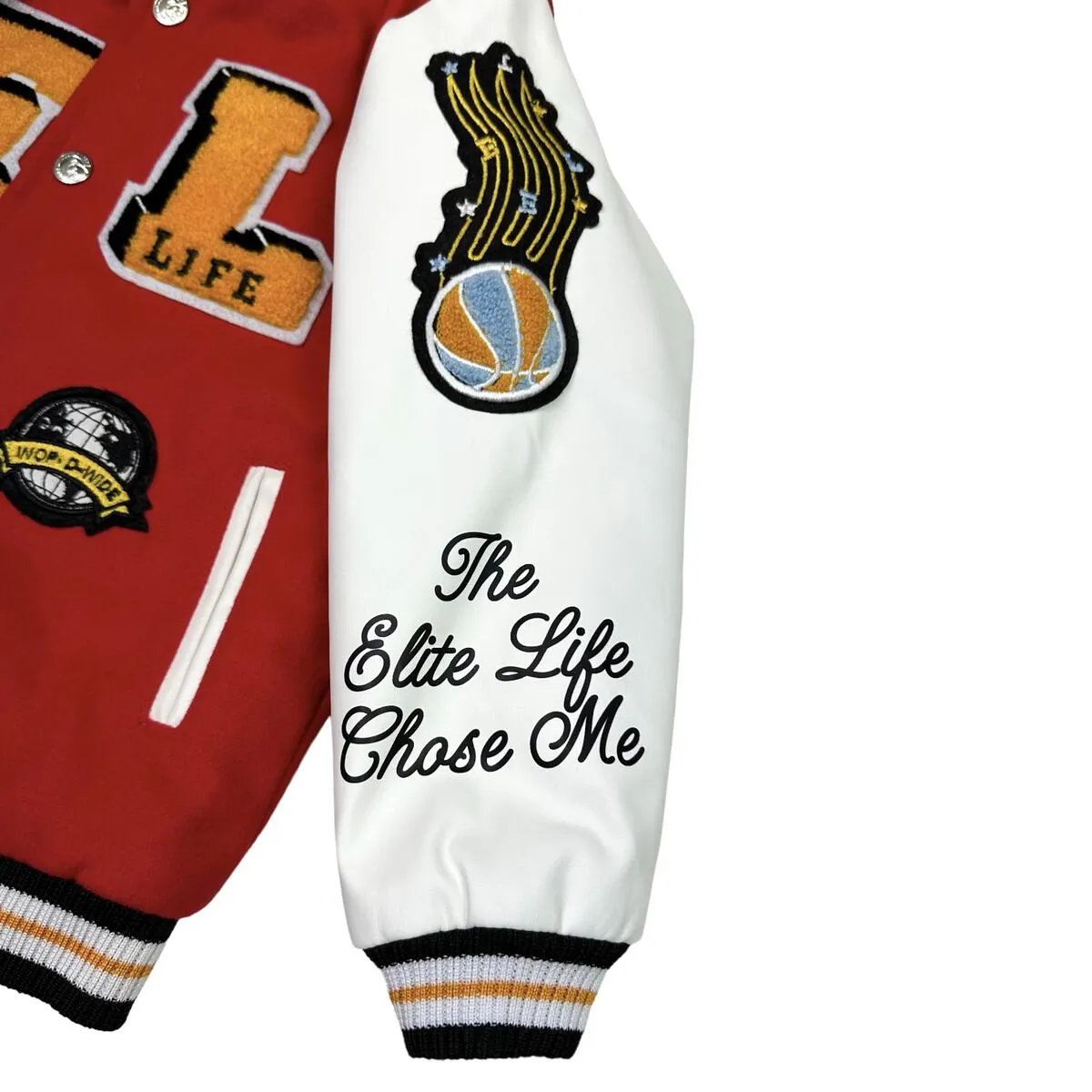 4219 Red Kids Varsity Jacket