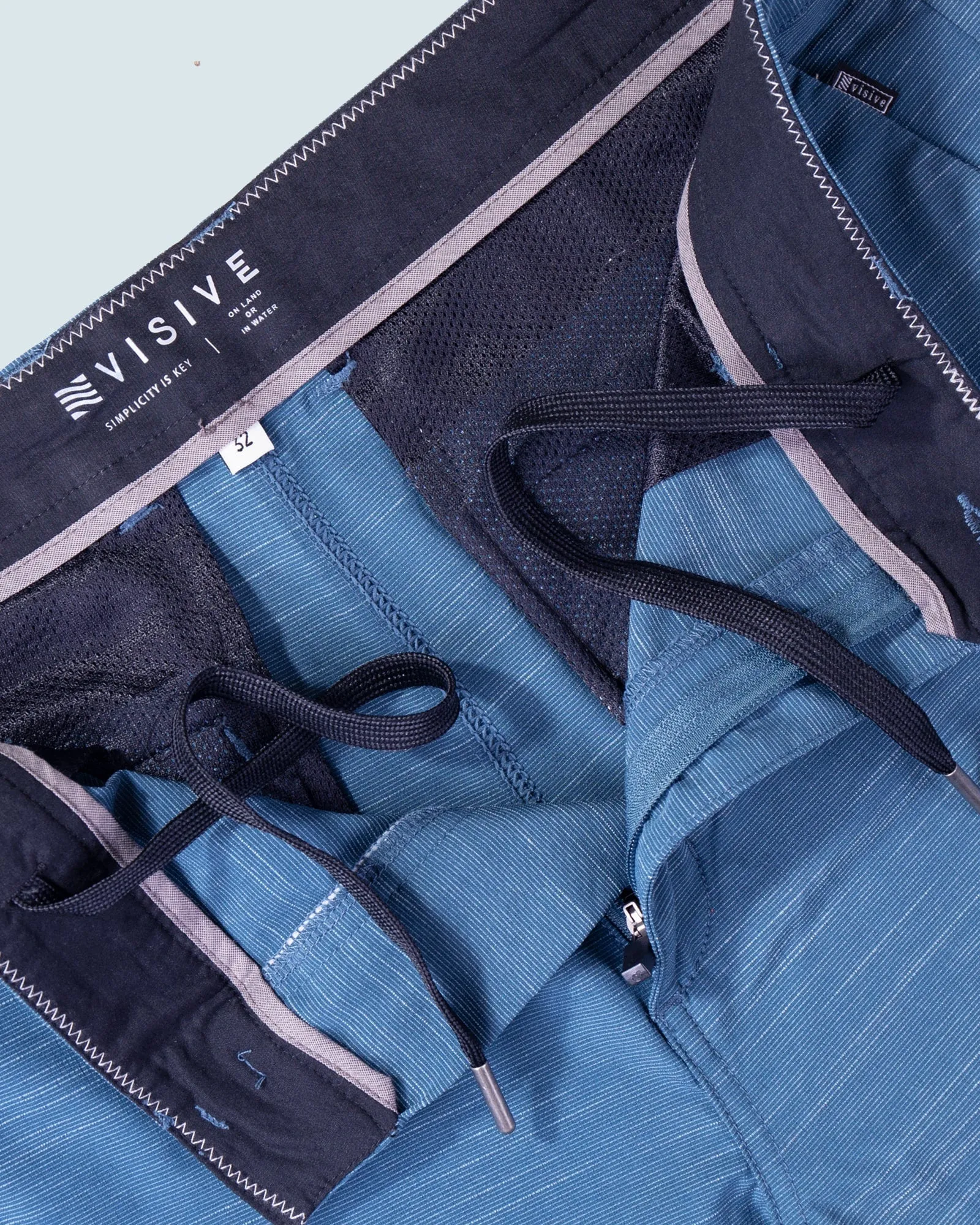 All In One Mens Hybrid Shorts - Slub Black