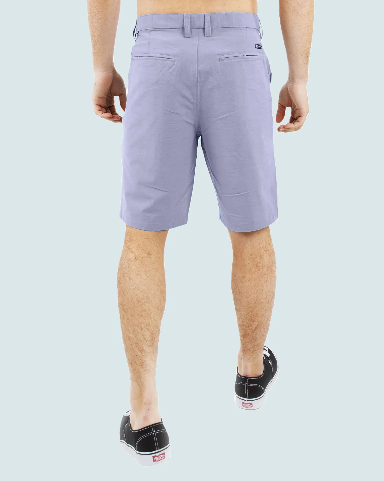 All In One Mens Hybrid Shorts - Slub Black