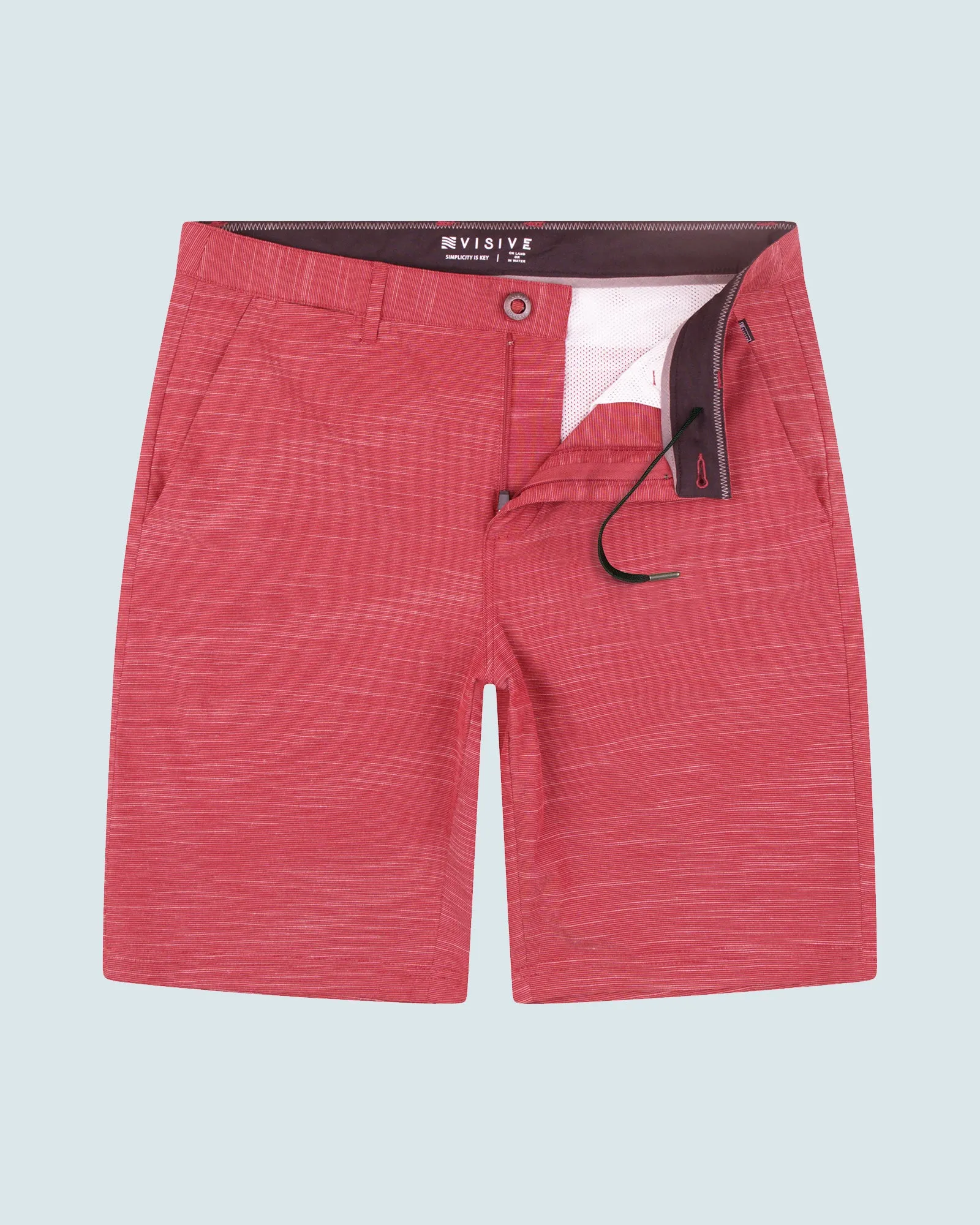 All In One Mens Hybrid Shorts - Slub Black