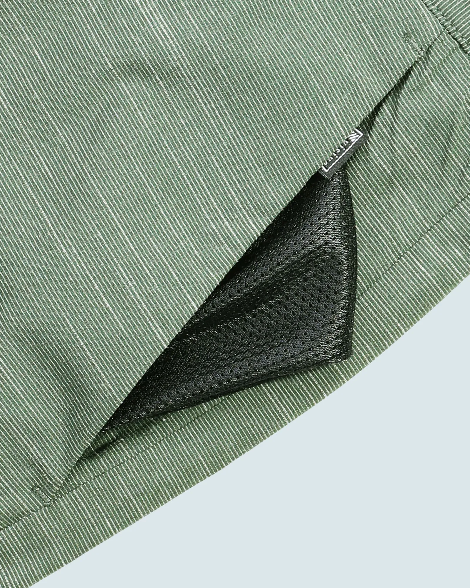 All In One Mens Hybrid Shorts - Slub Black
