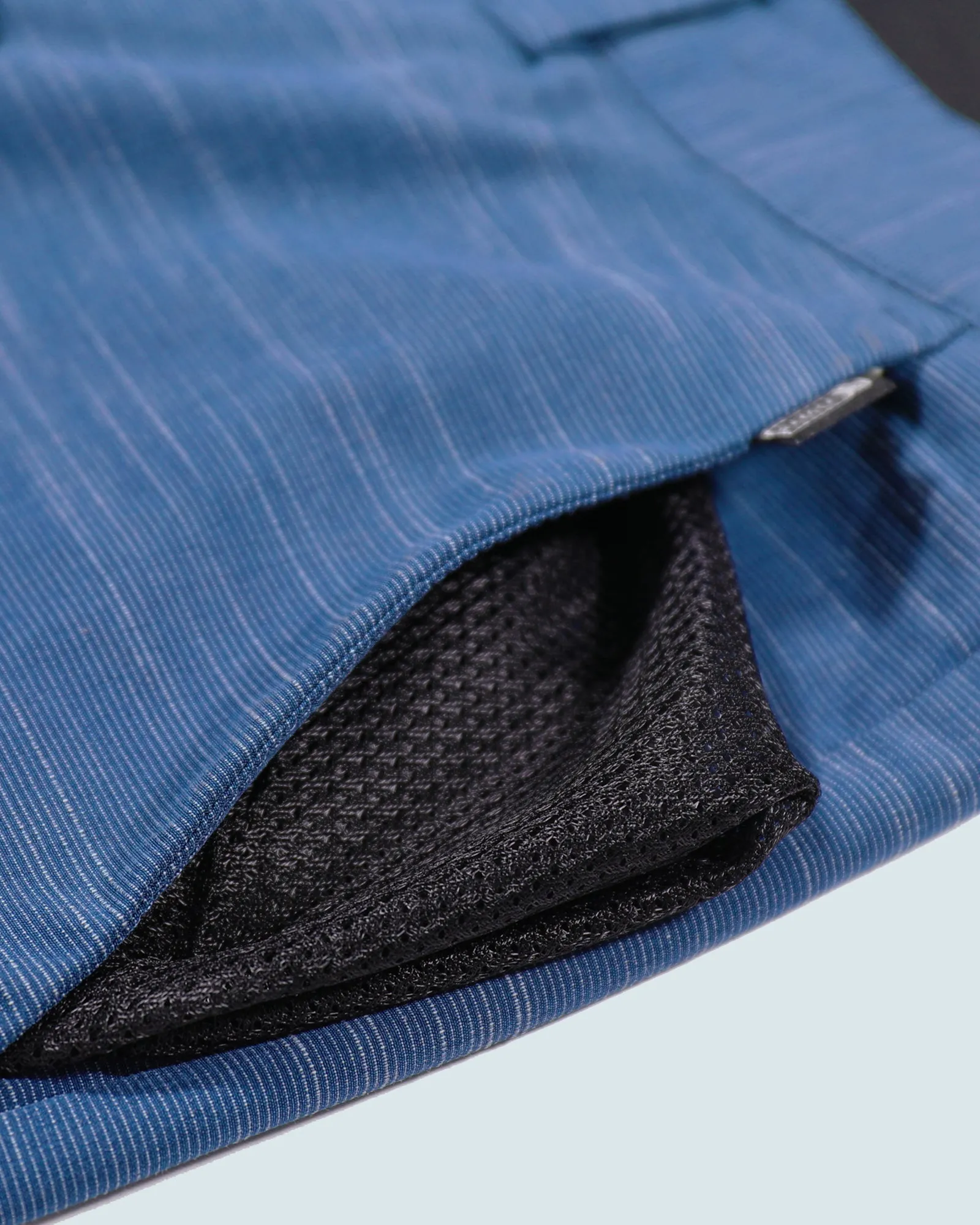 All In One Mens Hybrid Shorts - Slub Black