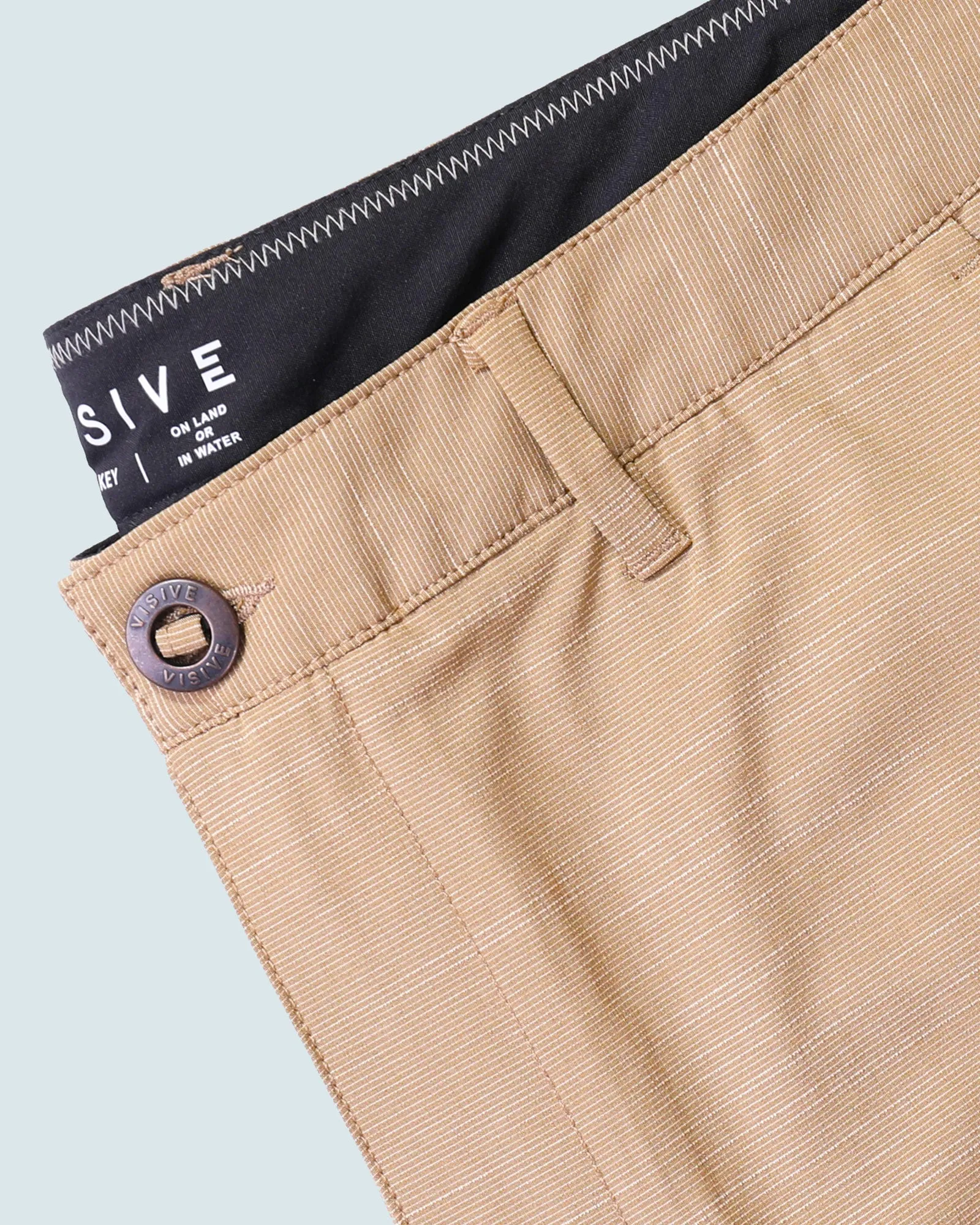 All In One Mens Hybrid Shorts - Slub Black