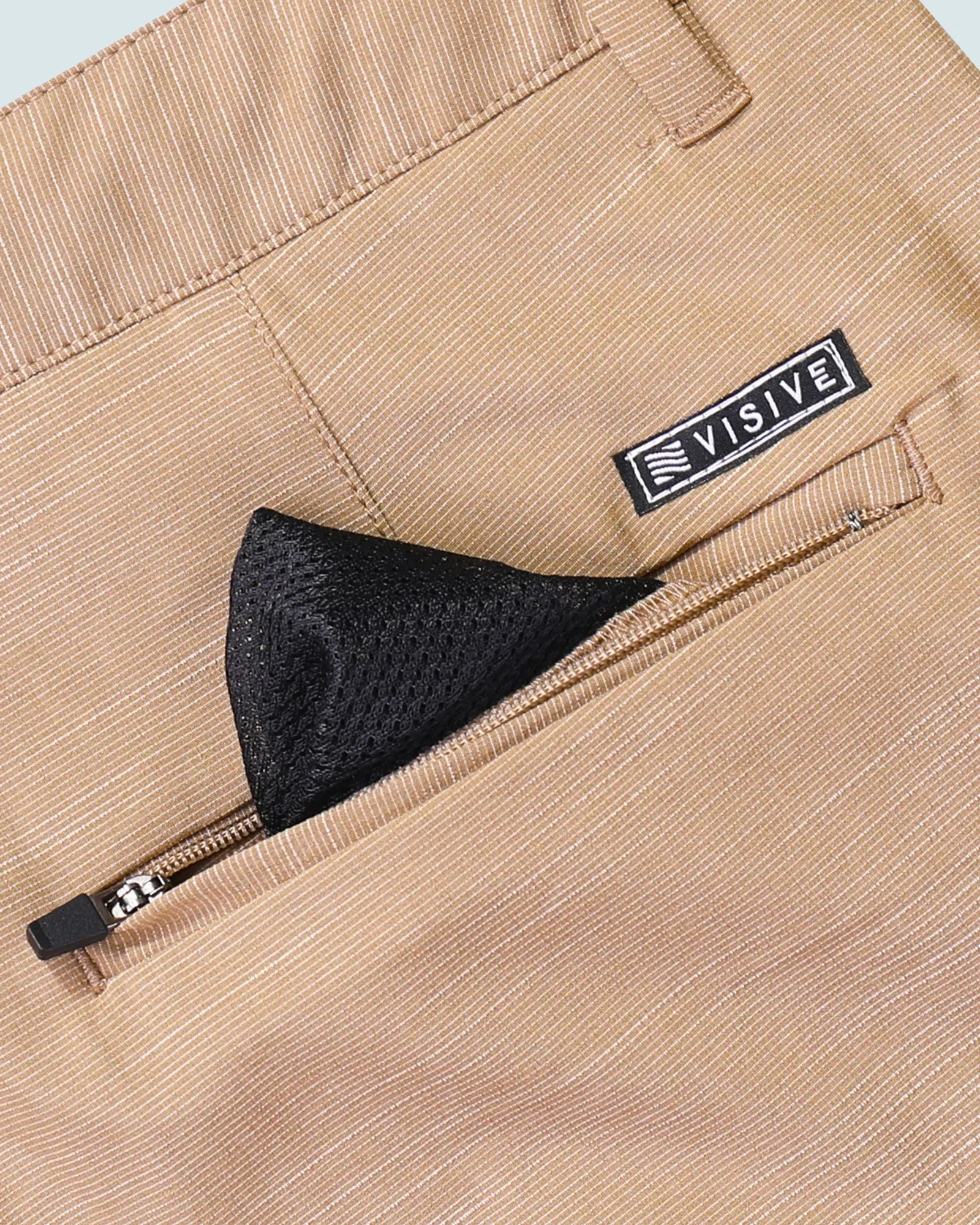 All In One Mens Hybrid Shorts - Slub Black