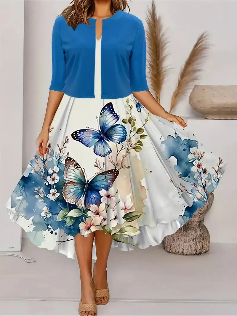 Ankie - Chic Floral Print Ensemble