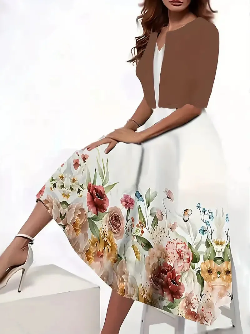 Ankie - Chic Floral Print Ensemble