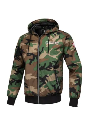 Athletic Logo Hooded Jacket - Woodland Camo