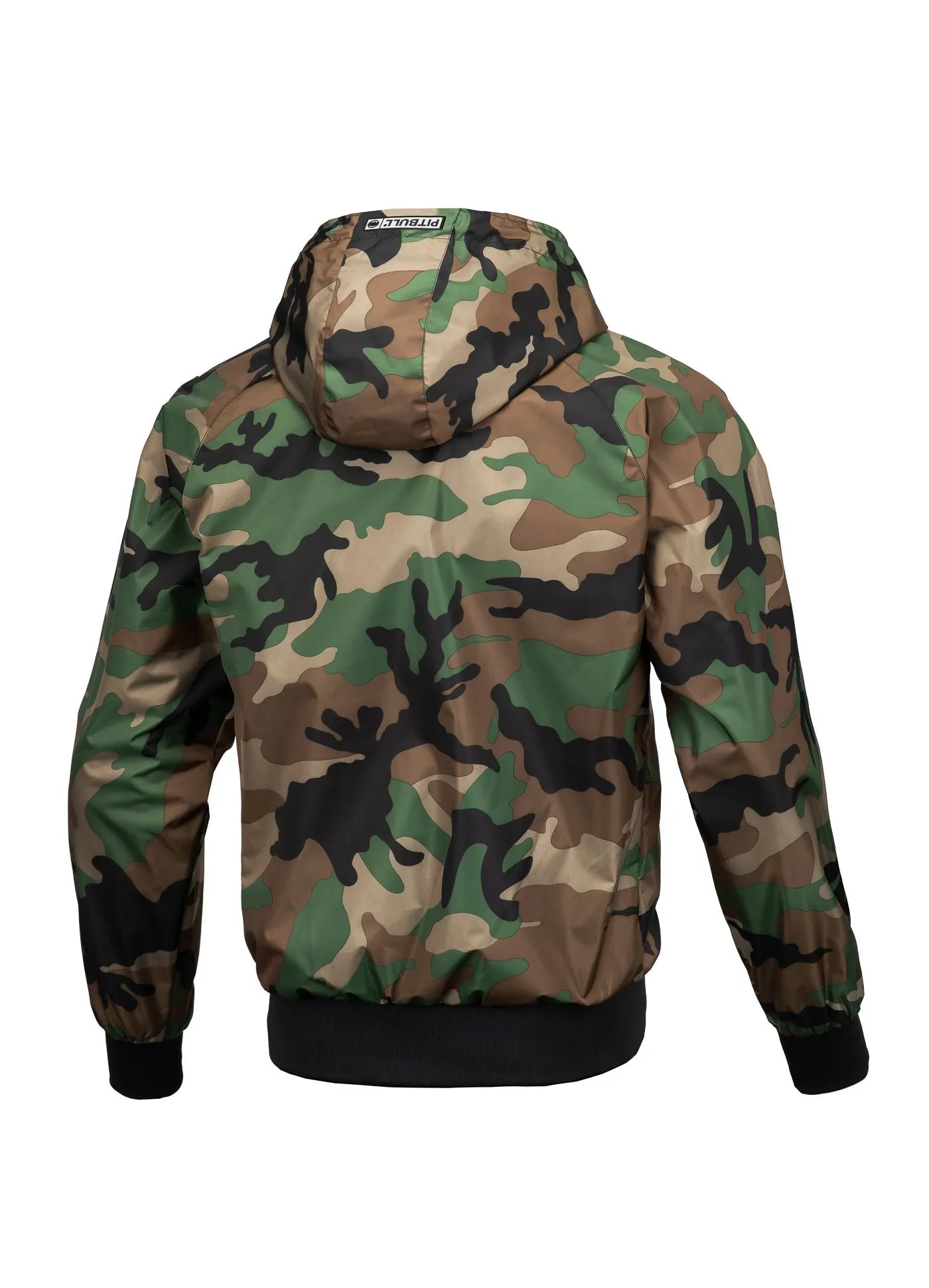Athletic Logo Hooded Jacket - Woodland Camo