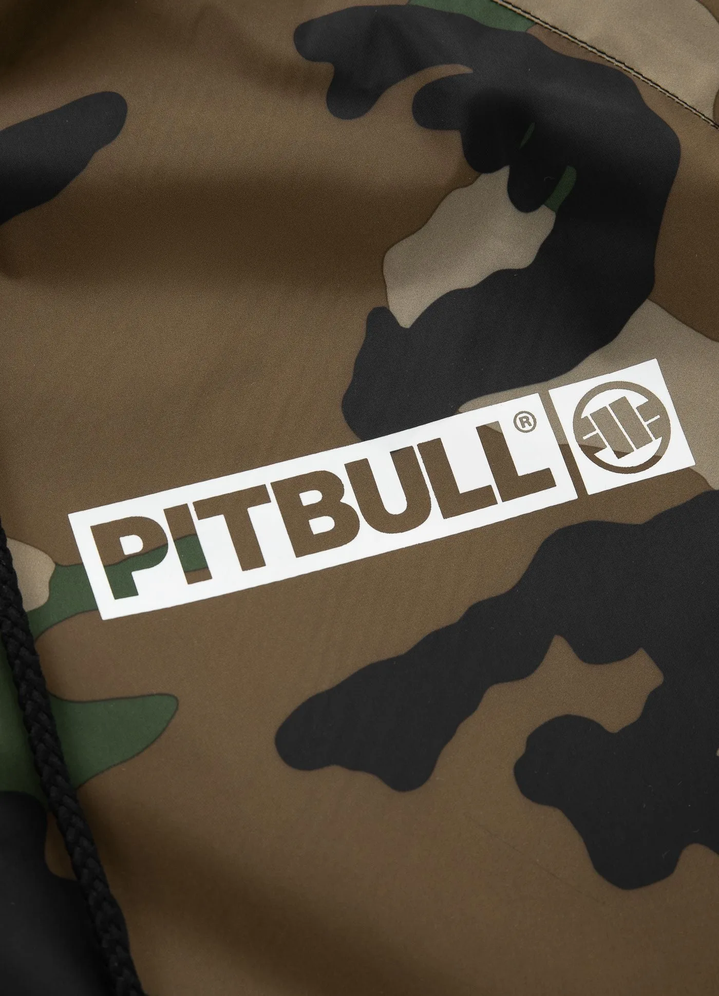 Athletic Logo Hooded Jacket - Woodland Camo