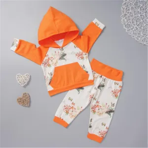 Baby Unisex Hooded Long Sleeve Floral Tops Buy Baby Clothes Wholesale