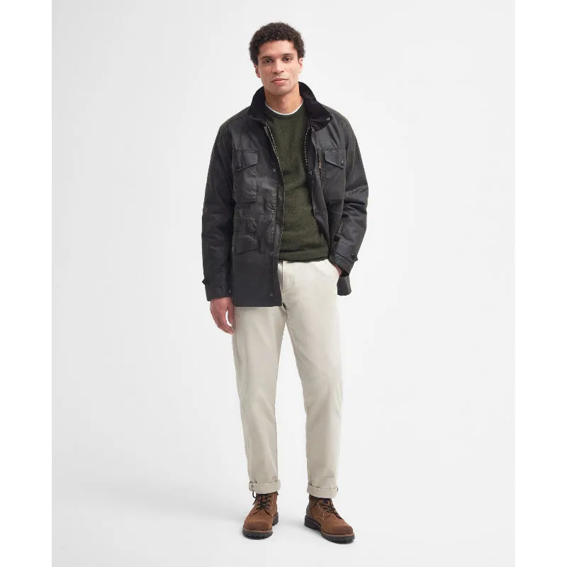 Barbour Sapper Mens Waxed Jacket - Olive