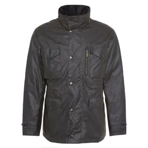 Barbour Sapper Mens Waxed Jacket - Olive
