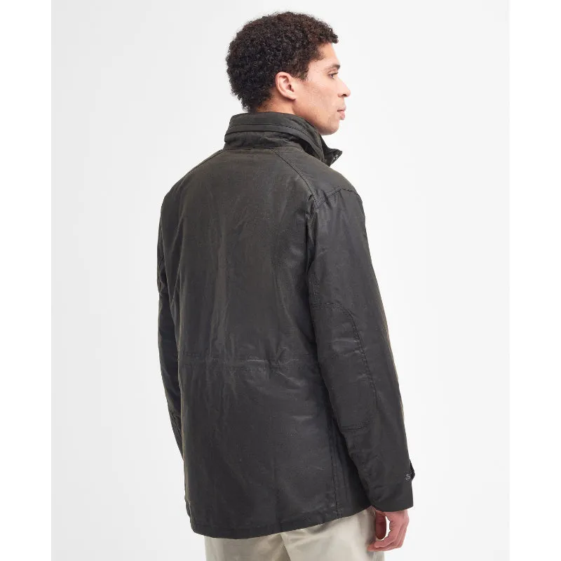 Barbour Sapper Mens Waxed Jacket - Olive