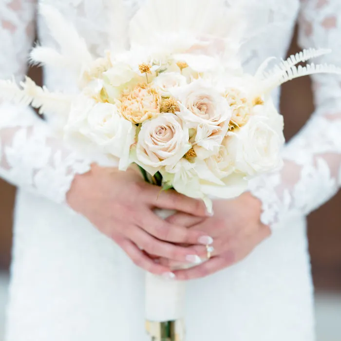 Blushing Bohemian Glam Wedding
