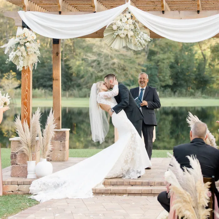 Blushing Bohemian Glam Wedding