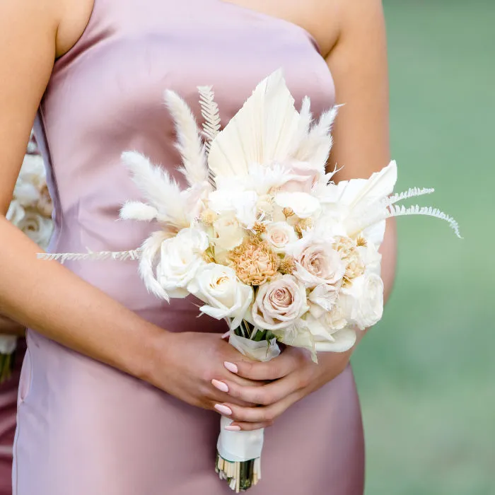 Blushing Bohemian Glam Wedding