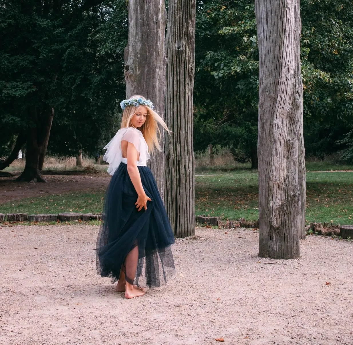 Bohemian Serendipity Dress - Navy Blue