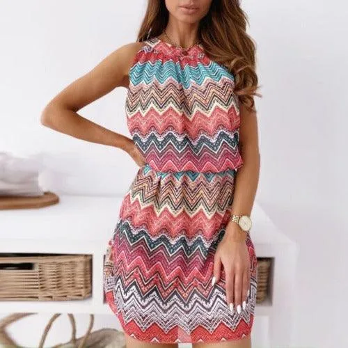 Bohemian Sleeveless Sundress