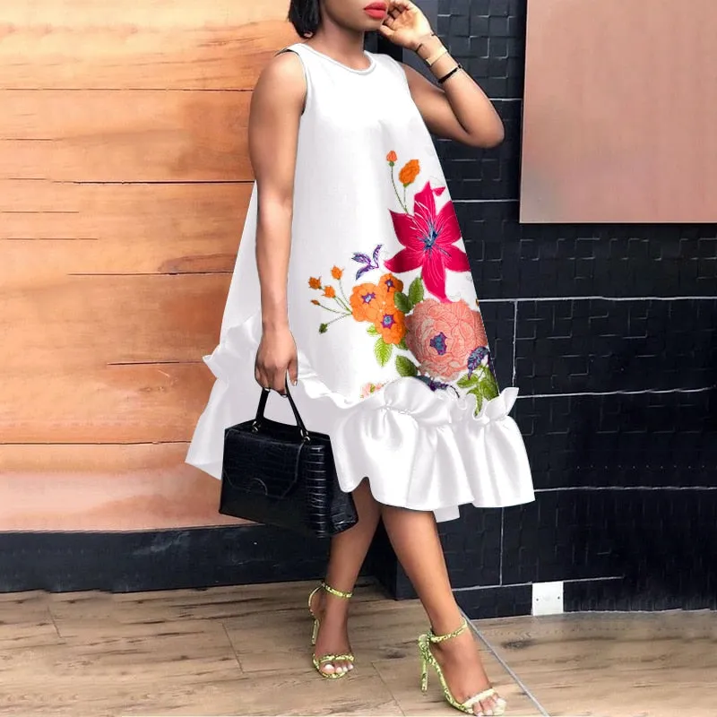 Bohemian Vintage Solid Maxi Long Loose Dresses