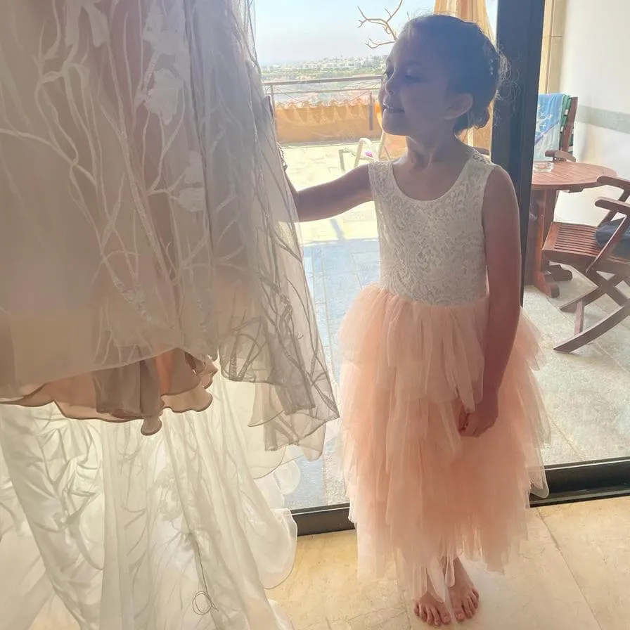 Boho Dreams Dress - Blush Appliqué