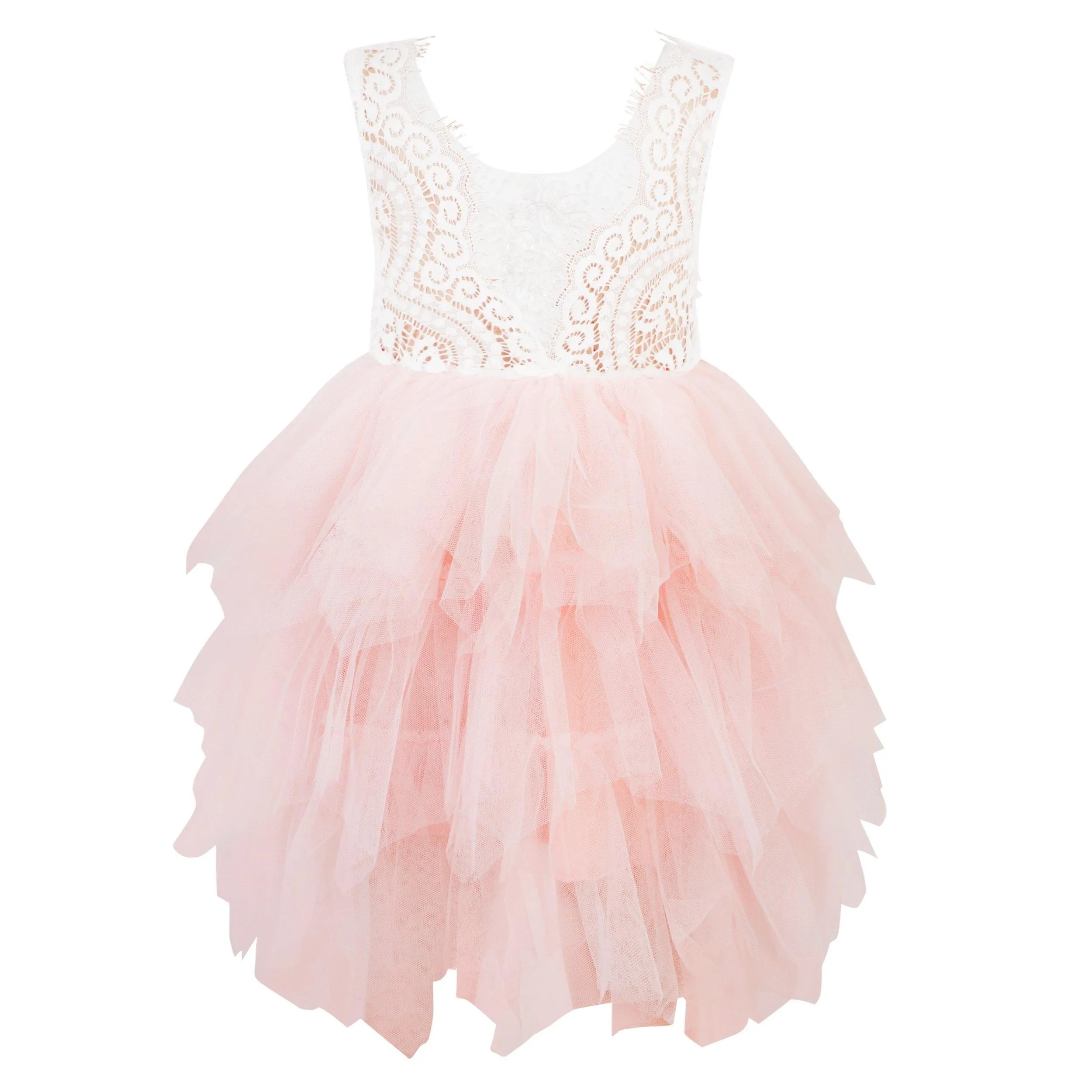 Boho Dreams Dress - Blush Appliqué