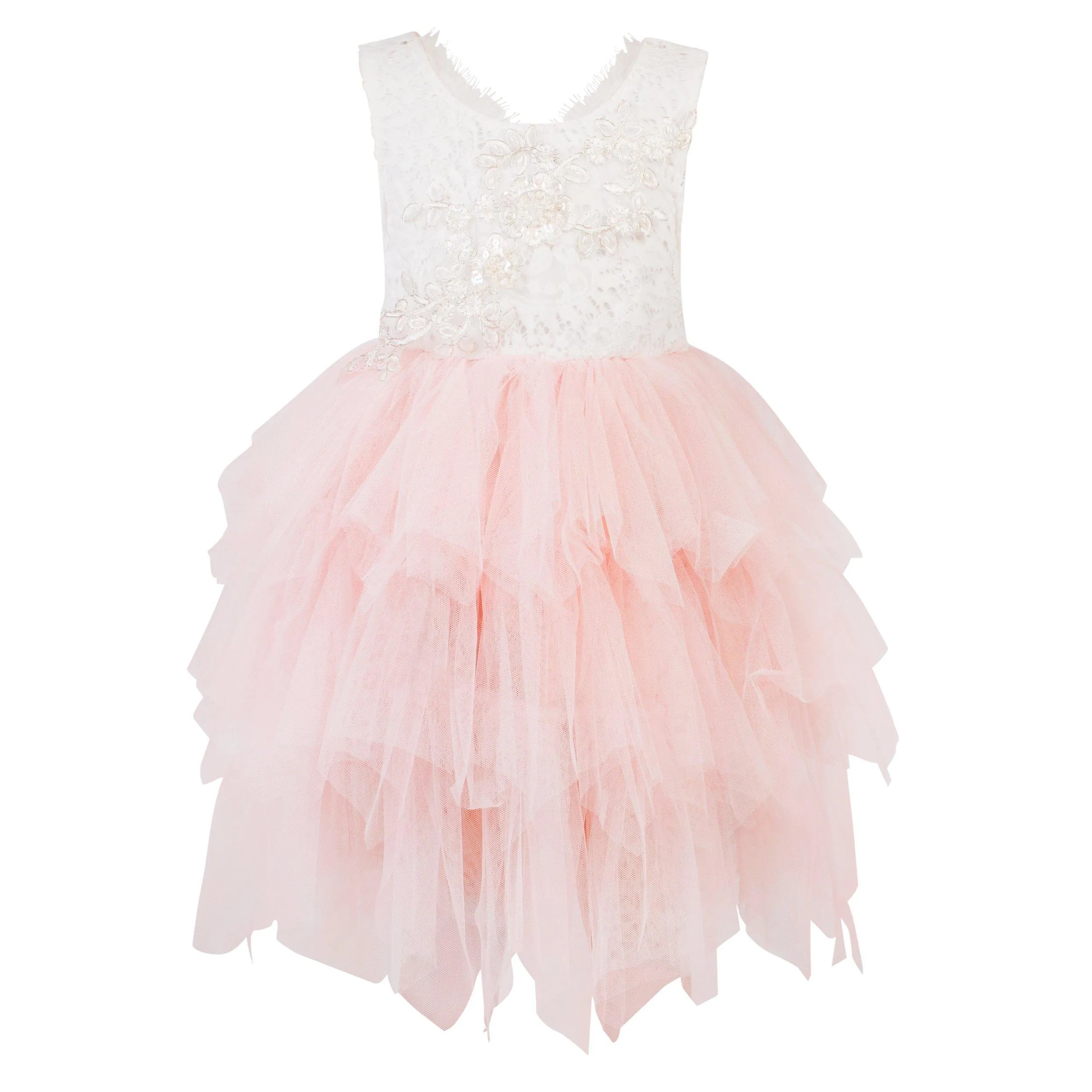 Boho Dreams Dress - Blush Appliqué