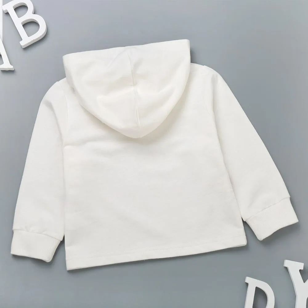 Boys Hooded Long Sleeve Letter Printed Tops Wholesale