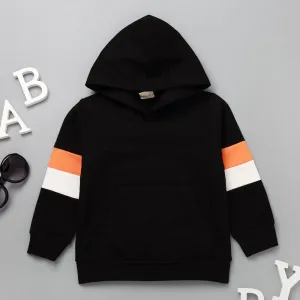 Boys Striped Long Sleeve Hooded Tops Wholesale