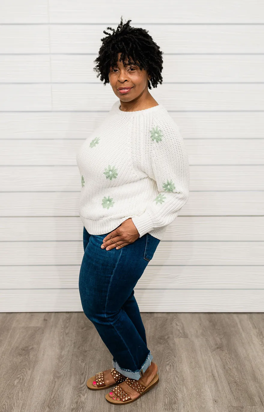 Breezy Dreams Floral Sweater