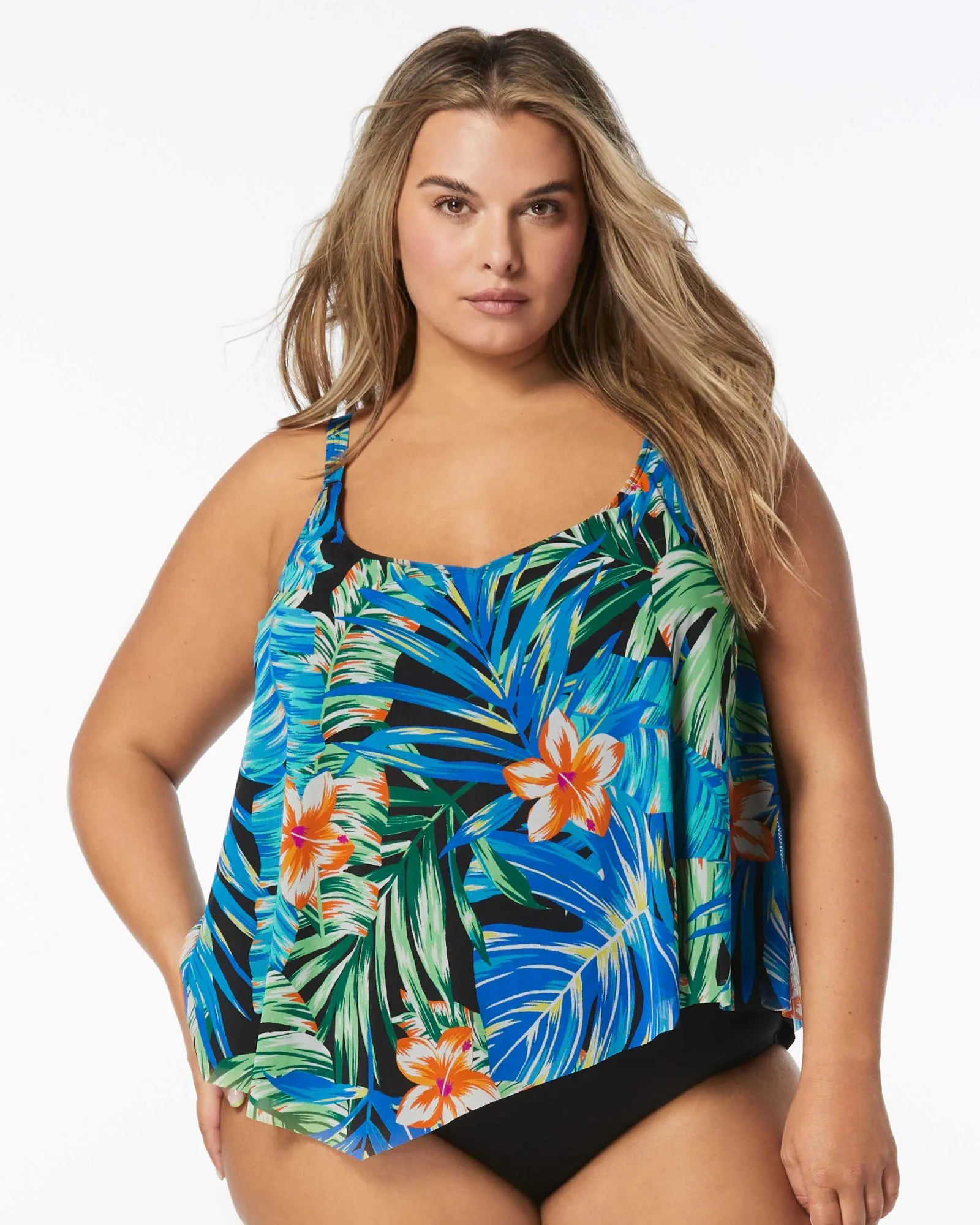 CAPTIVATE TANKINI | BLACK MLT