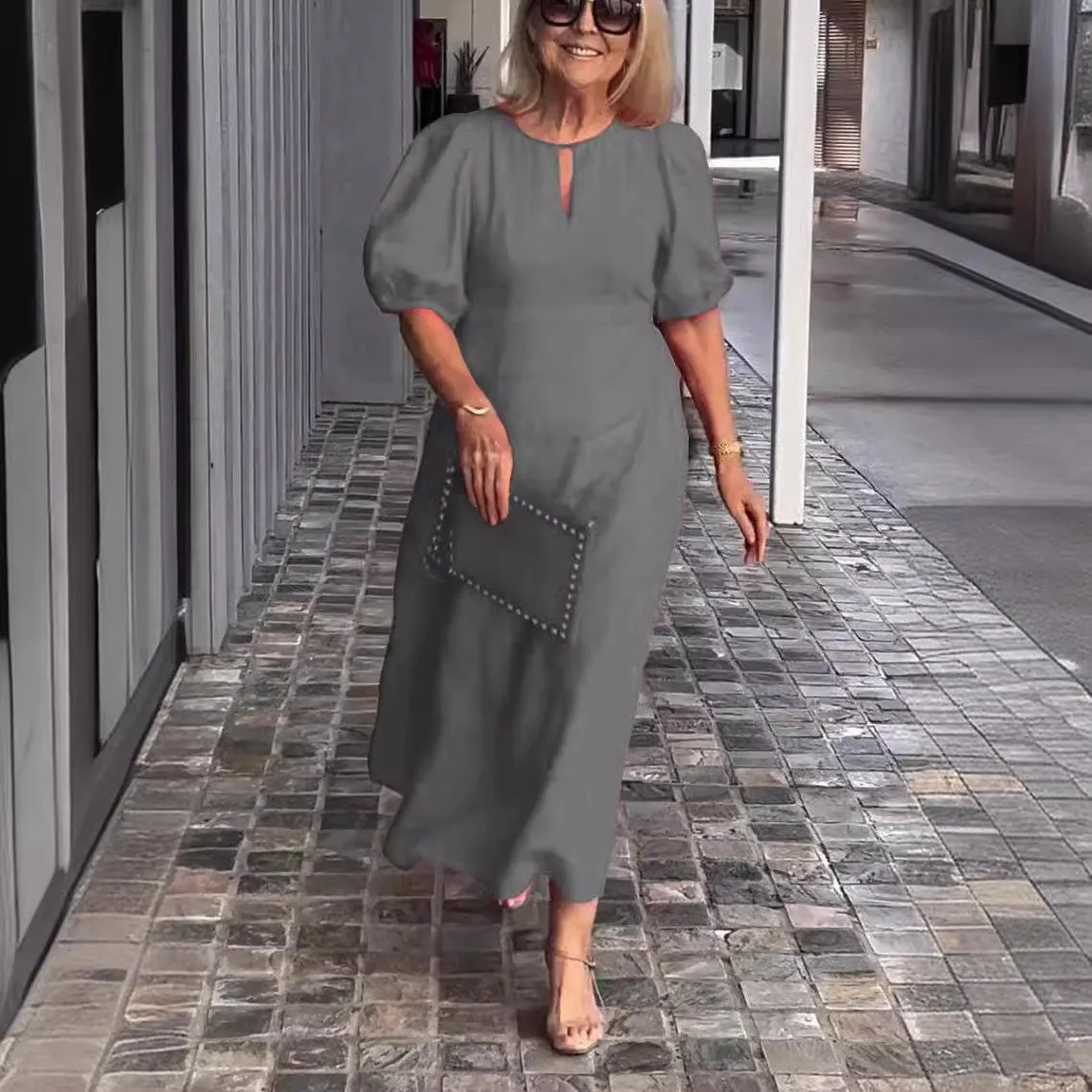 Carla - Chic Puff-Sleeve Dress