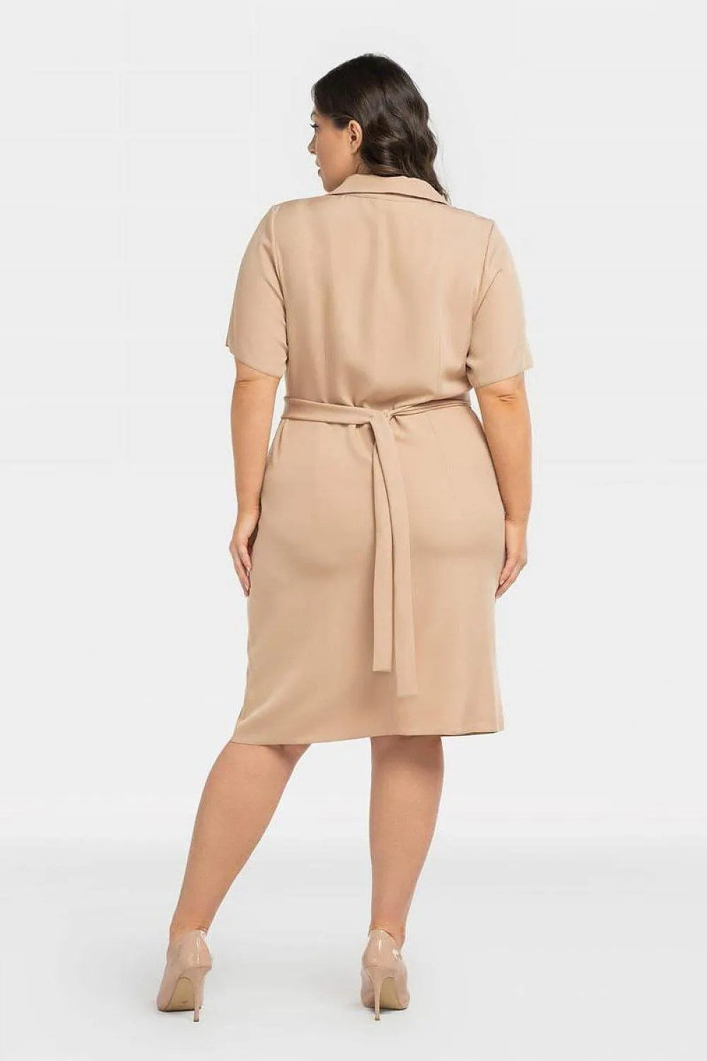 Chic Plus Size Kyoto Office Dress by Karko