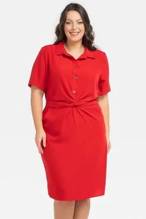 Chic Plus Size Kyoto Office Dress by Karko