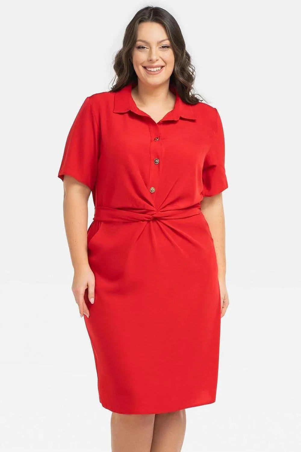 Chic Plus Size Kyoto Office Dress by Karko