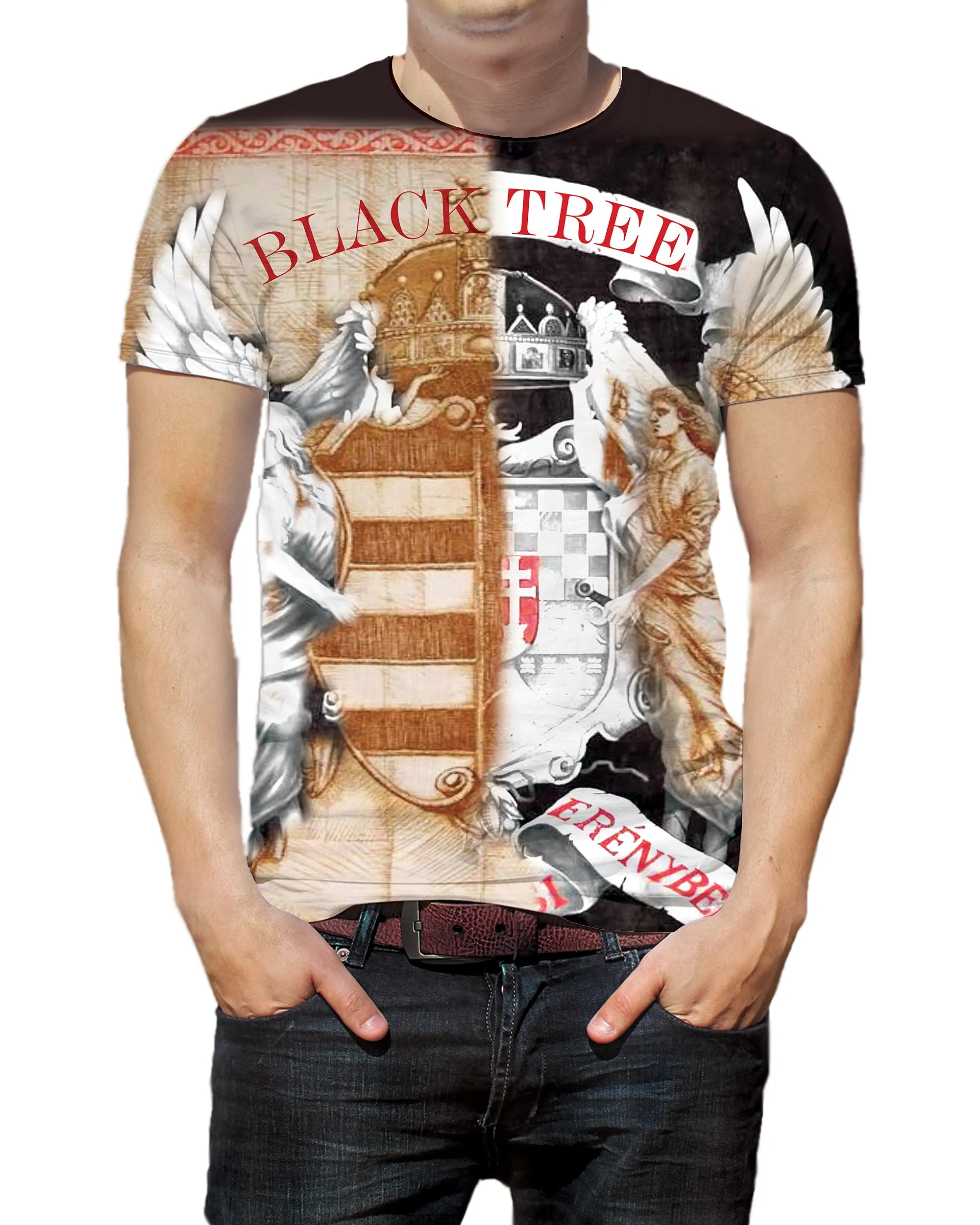 Comfortable Streetwear Short Sleeve T-shirt-BT356