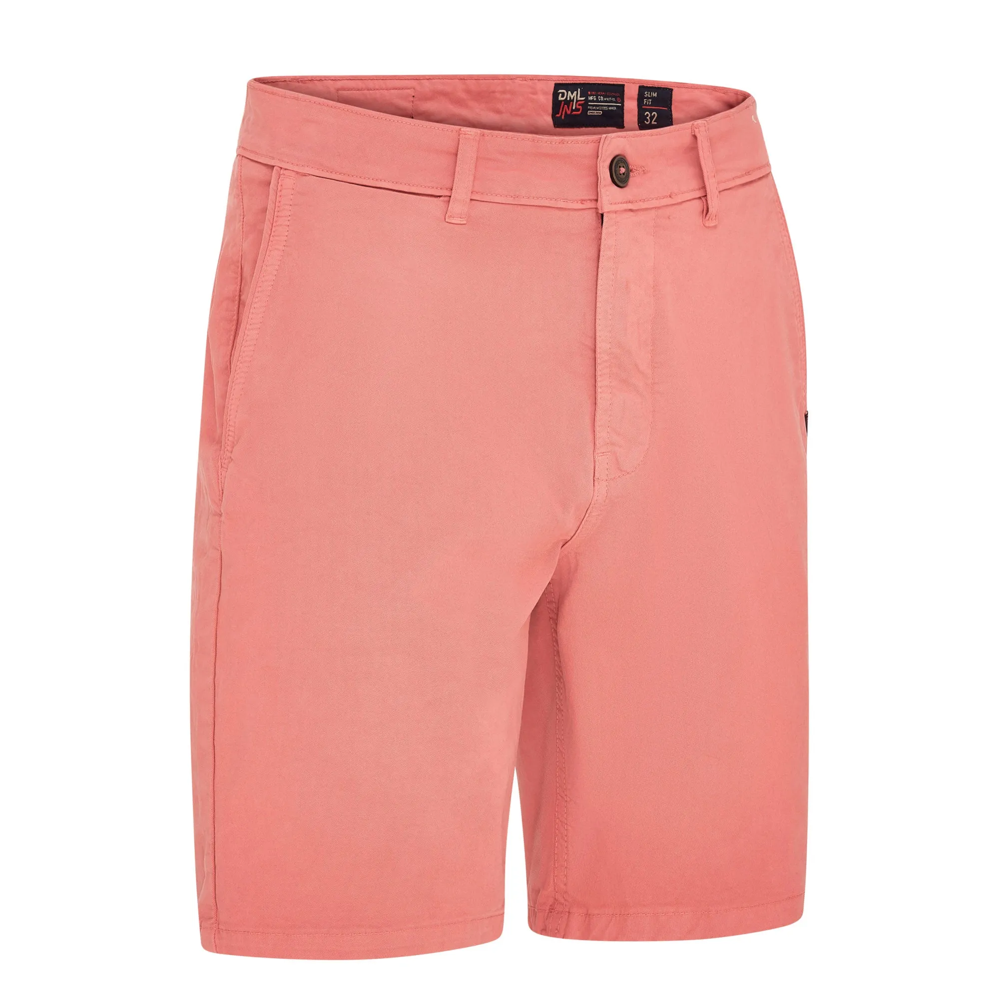 Cross chino short in Coral