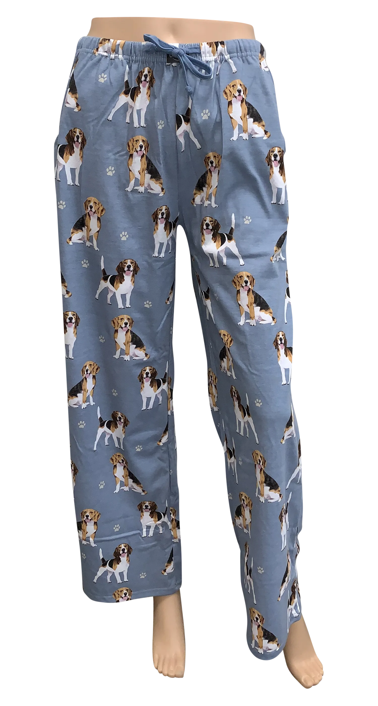 Dog Print Lounge Pants - Beagle