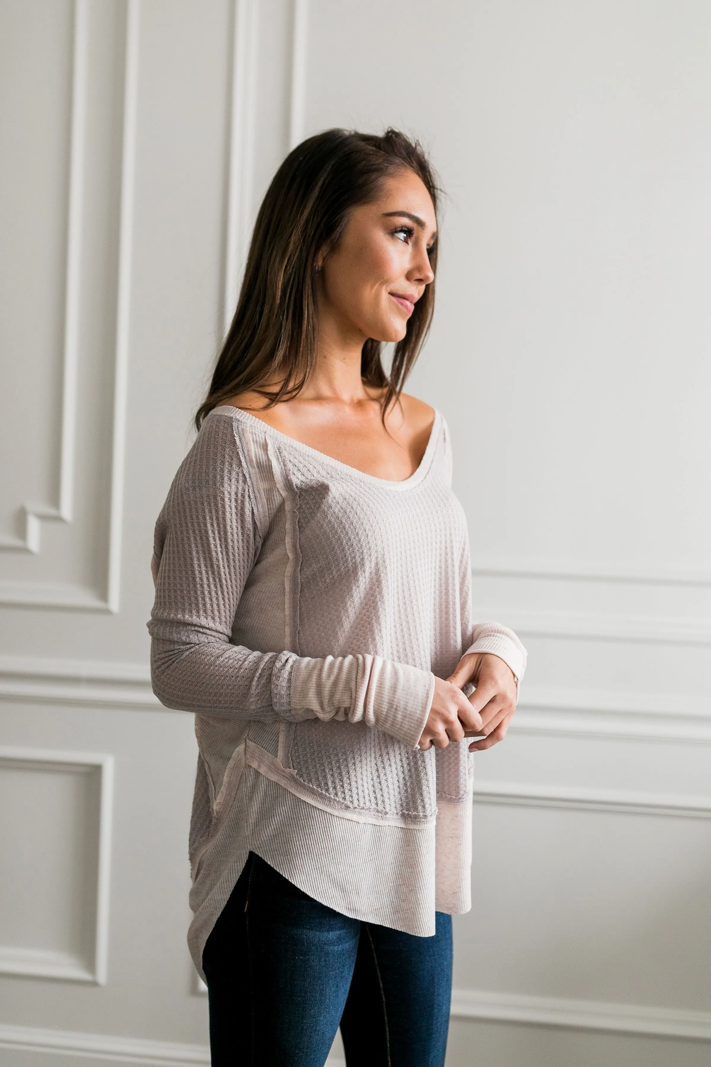 Easy Breezy Beautiful Layered Tee - ALL SALES FINAL