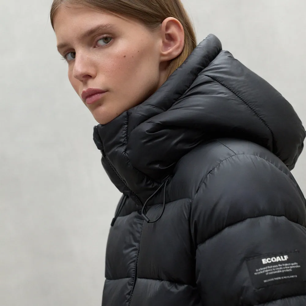 ECOALF BLACK HIMALAYA JACKET FOR WOMEN