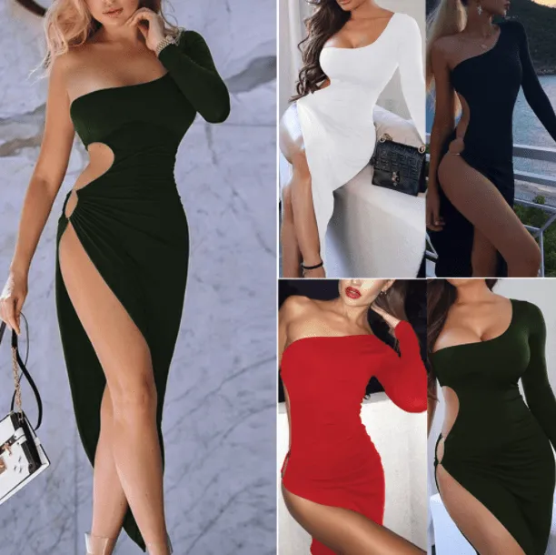 Elegant Hollow Out Dress