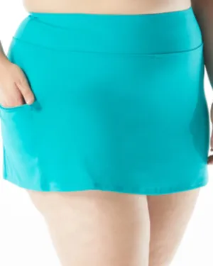 Emma Swim Skirt | Teal