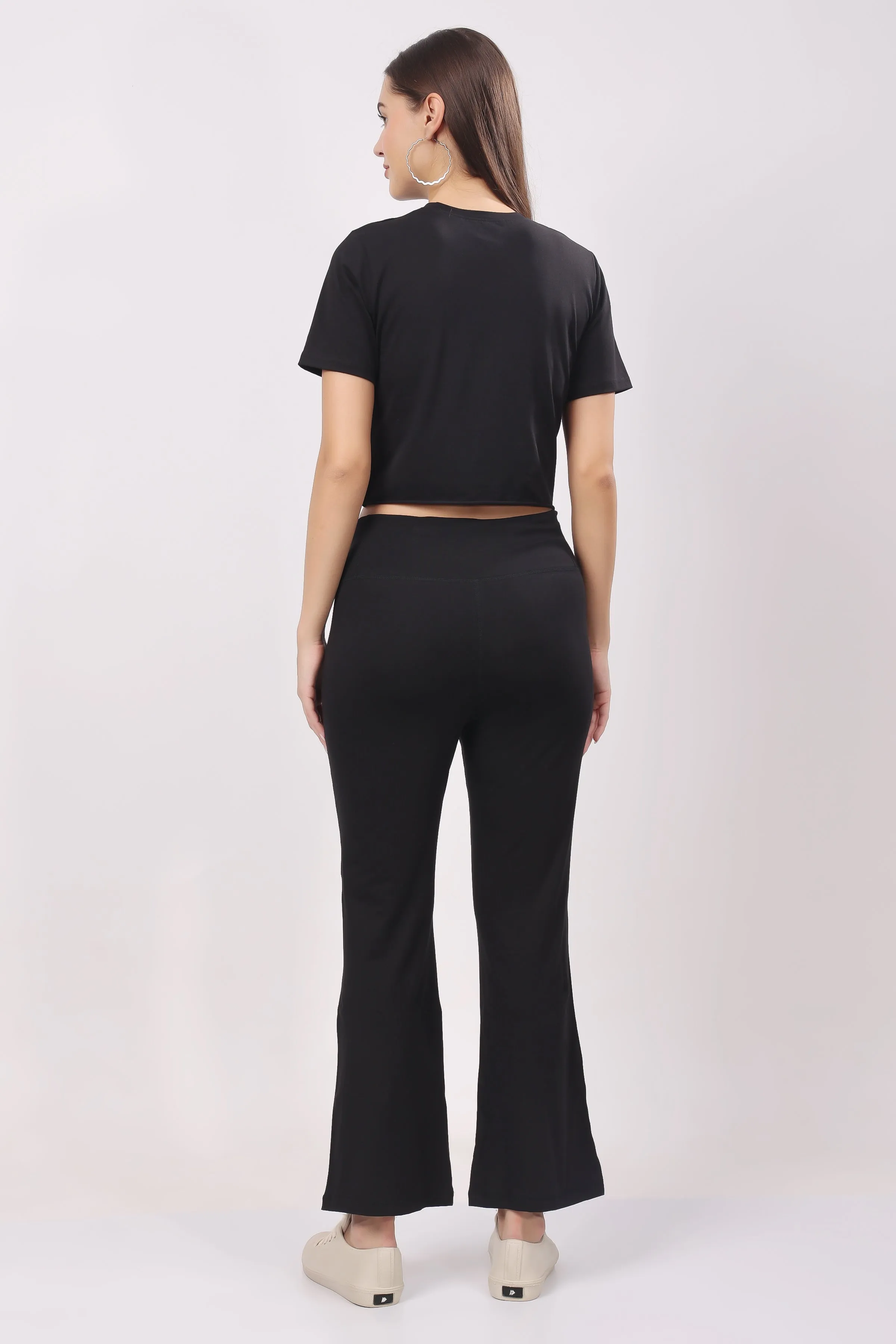 Flare Bliss Co-ord Sets - Black