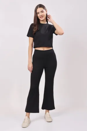 Flare Bliss Co-ord Sets - Black