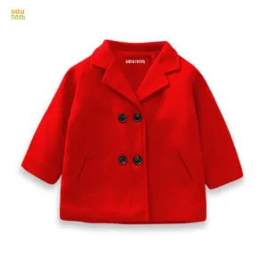 Fleece Coat - Red
