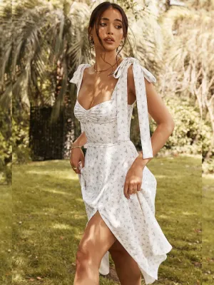 Floral Print Boho Maxi Dress