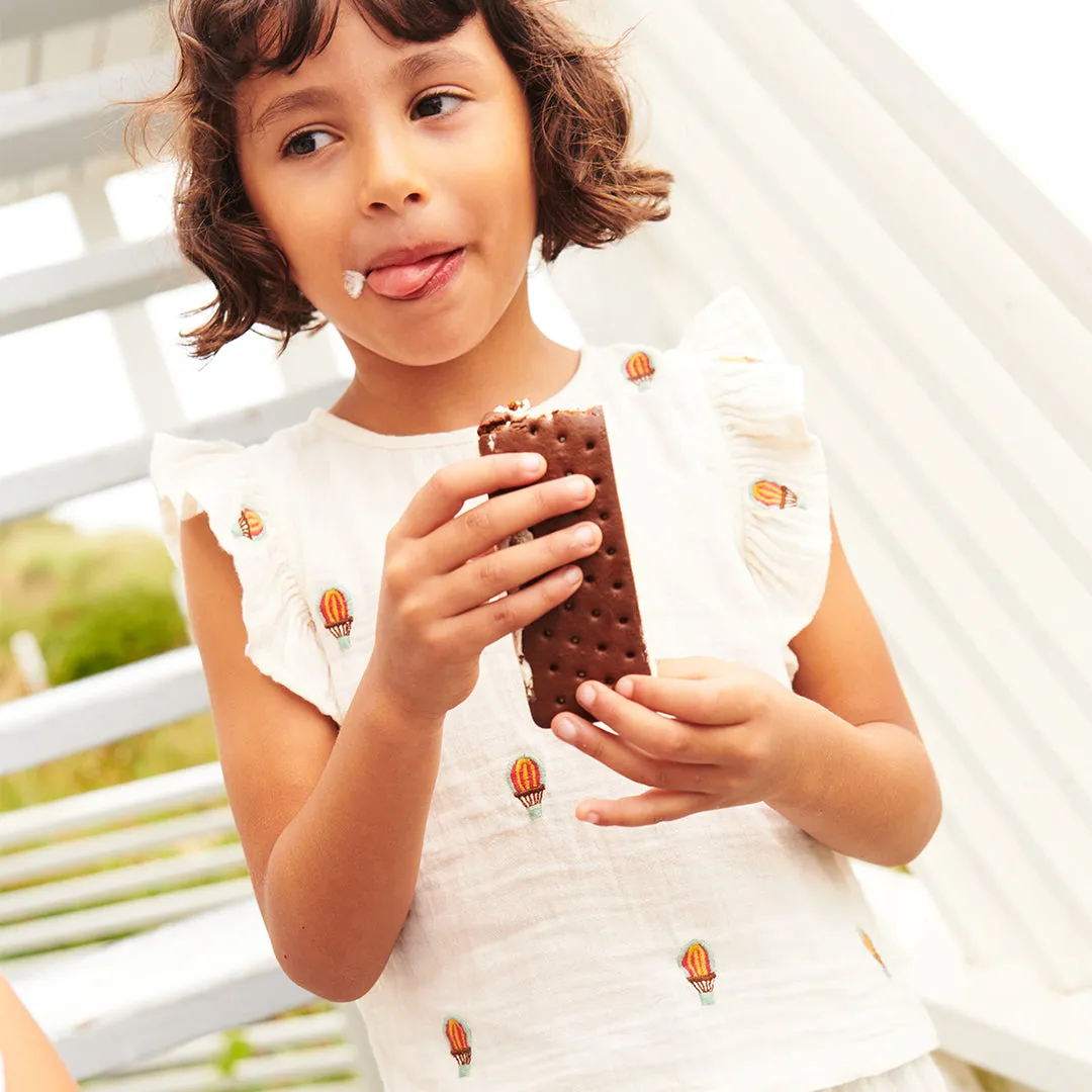 Girls Roey 2-Piece Set - Hot Air Balloons
