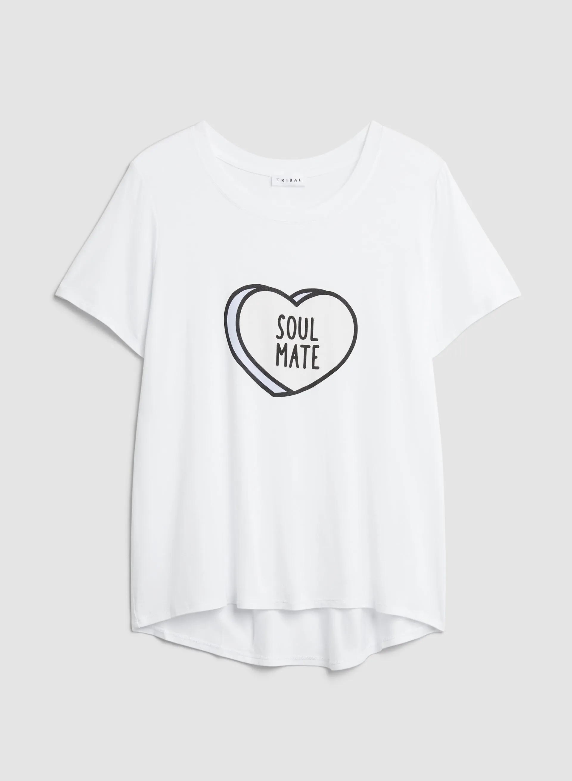 Graphic Print PJ Top