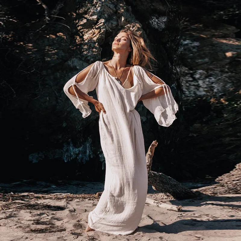 Holiday Breeze - A-Line Boho Dress by The Nevermore