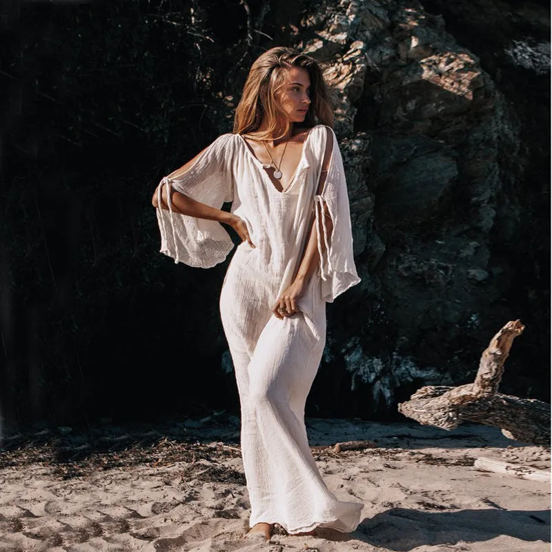 Holiday Breeze - A-Line Boho Dress by The Nevermore